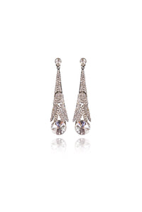 Qawaya Crystal Elegant Evening Earring