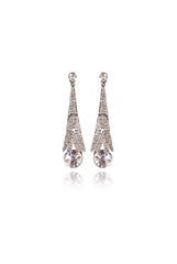 Qawaya Crystal Elegant Evening Earring