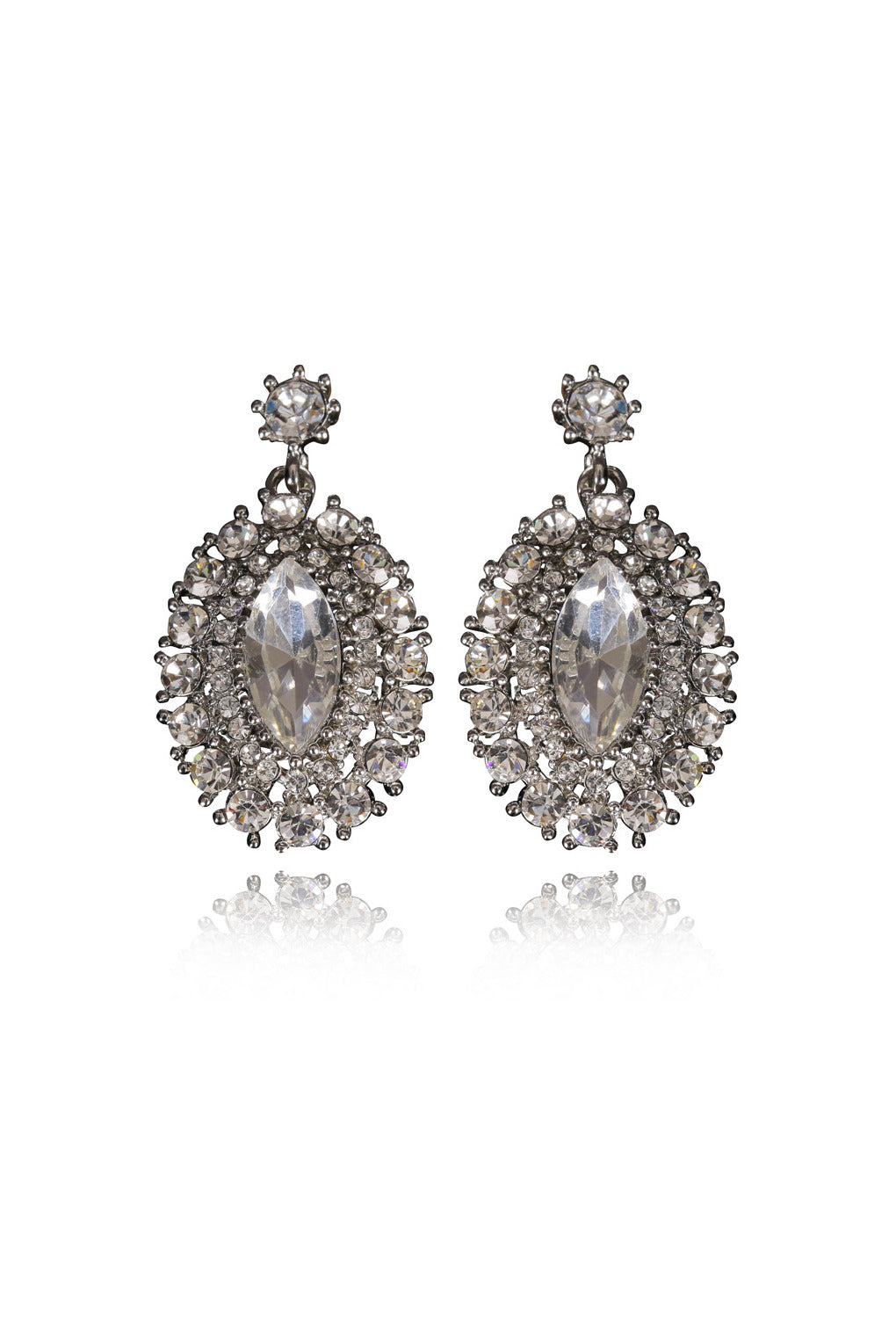 Qubilah Crystal Elegant Evening Earring