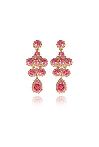 Raashida Crystal Elegant Evening Earring