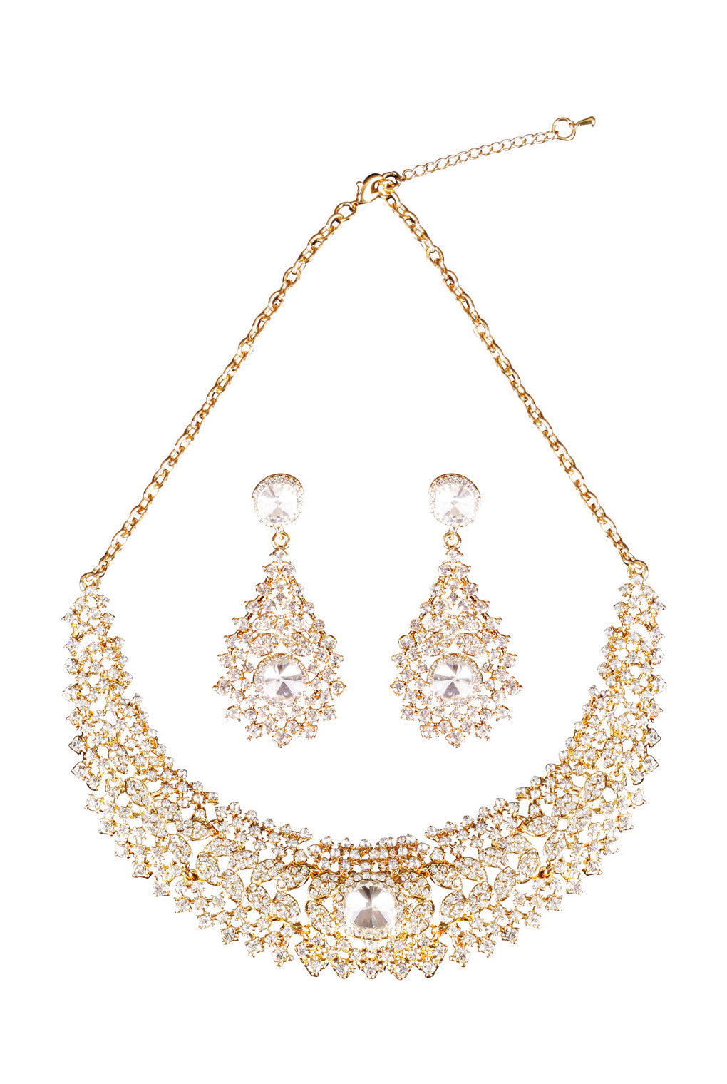 Layia Crystal Elegant Evening Neckless