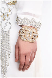 Nada Crystal Elegant Evening Bracelet