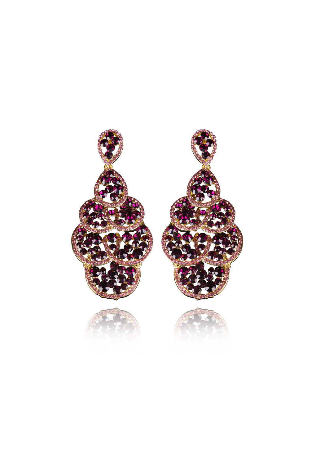 Nakeia Crystal Elegant Evening Earring