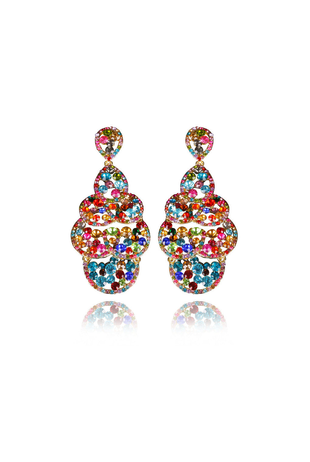 Nedira Crystal Elegant Evening Earring