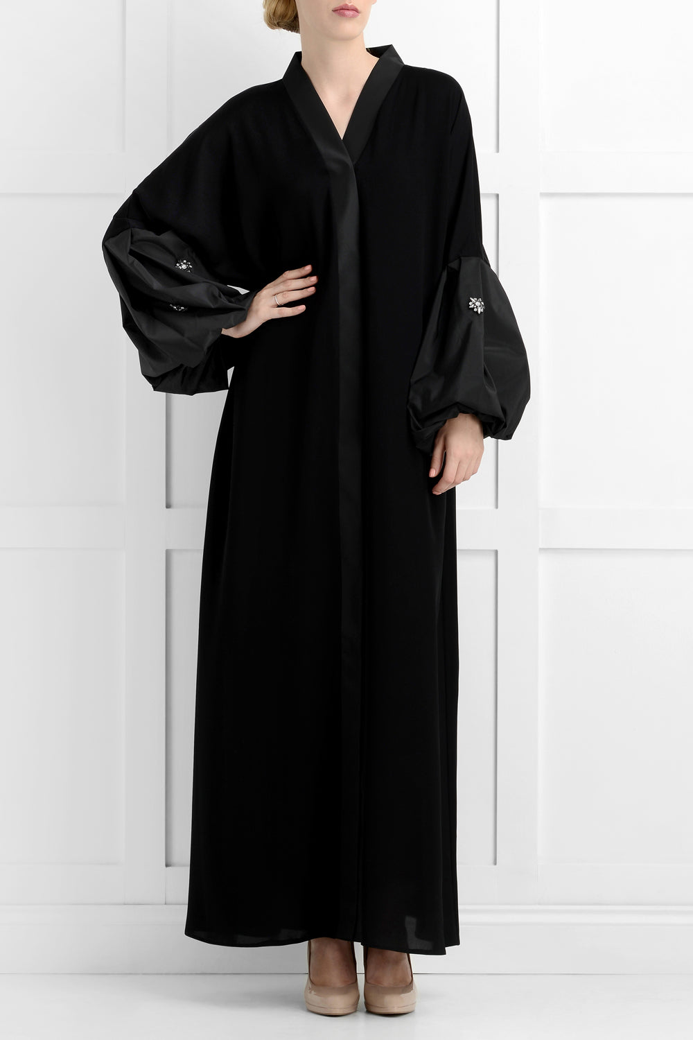 Dariya Luxury Black Abaya