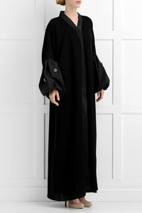 Dariya Luxury Black Abaya
